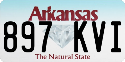 AR license plate 897KVI