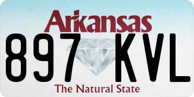 AR license plate 897KVL