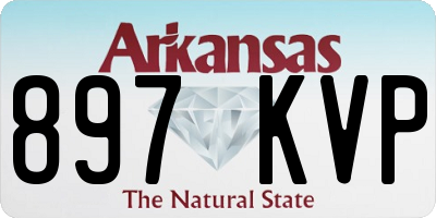 AR license plate 897KVP