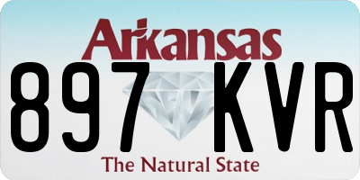 AR license plate 897KVR