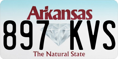 AR license plate 897KVS