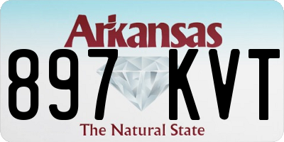 AR license plate 897KVT