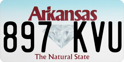 AR license plate 897KVU