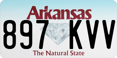 AR license plate 897KVV