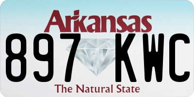AR license plate 897KWC