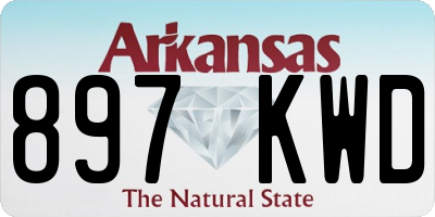 AR license plate 897KWD
