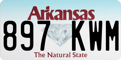 AR license plate 897KWM