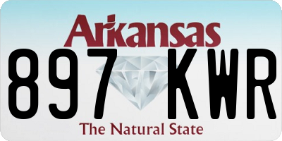 AR license plate 897KWR