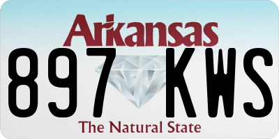 AR license plate 897KWS