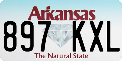 AR license plate 897KXL