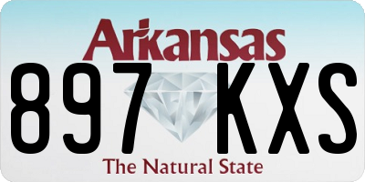 AR license plate 897KXS