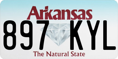 AR license plate 897KYL