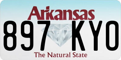 AR license plate 897KYO
