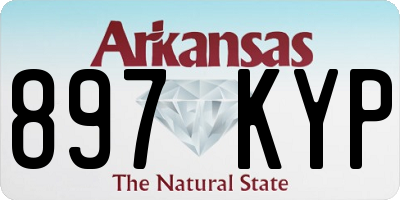 AR license plate 897KYP