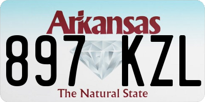 AR license plate 897KZL