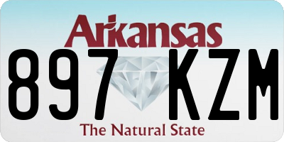 AR license plate 897KZM