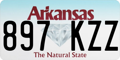 AR license plate 897KZZ