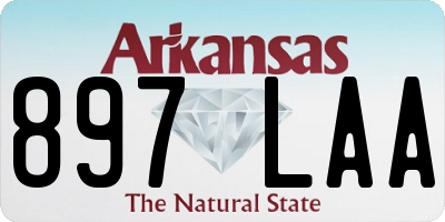 AR license plate 897LAA