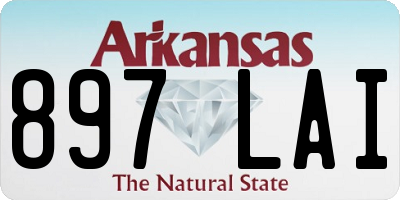 AR license plate 897LAI