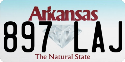 AR license plate 897LAJ