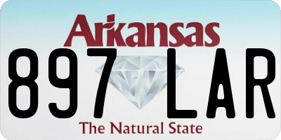 AR license plate 897LAR