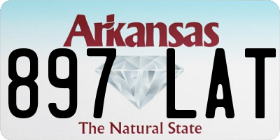 AR license plate 897LAT
