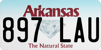 AR license plate 897LAU
