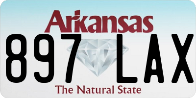AR license plate 897LAX