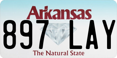 AR license plate 897LAY