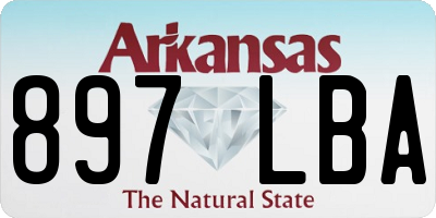 AR license plate 897LBA