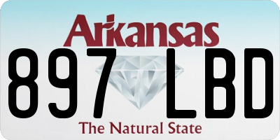 AR license plate 897LBD