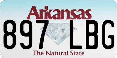 AR license plate 897LBG