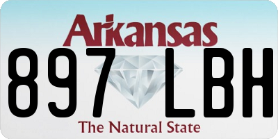 AR license plate 897LBH
