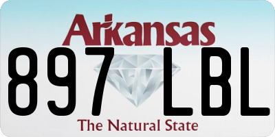 AR license plate 897LBL