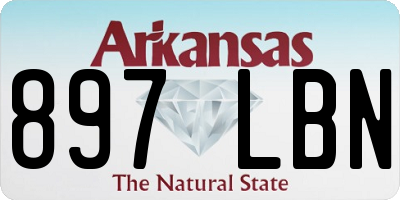 AR license plate 897LBN