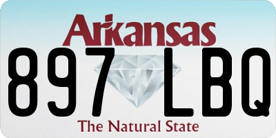 AR license plate 897LBQ