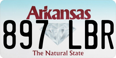 AR license plate 897LBR