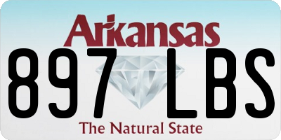 AR license plate 897LBS