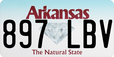 AR license plate 897LBV