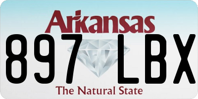 AR license plate 897LBX