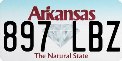 AR license plate 897LBZ