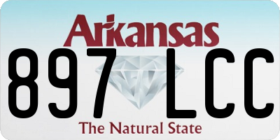 AR license plate 897LCC
