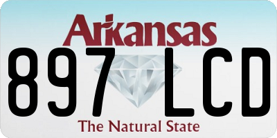AR license plate 897LCD