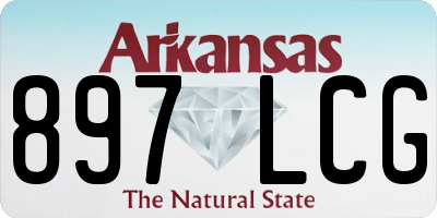 AR license plate 897LCG