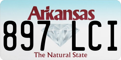 AR license plate 897LCI