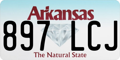 AR license plate 897LCJ