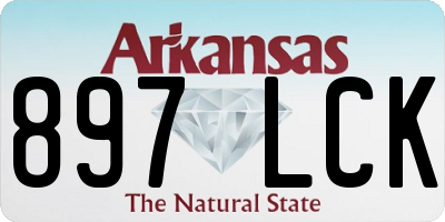 AR license plate 897LCK
