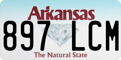AR license plate 897LCM