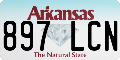 AR license plate 897LCN