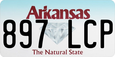 AR license plate 897LCP